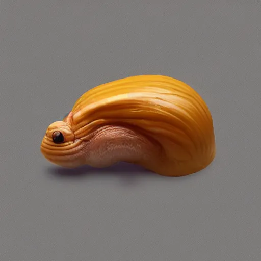Image similar to a slimy donald trump slug