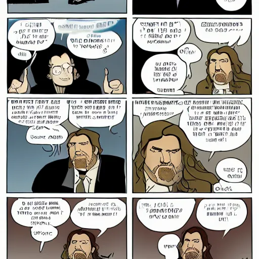 Image similar to dan benioff dragon cartoon strip