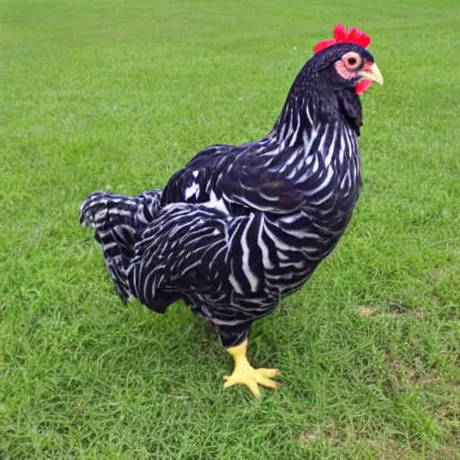 Image similar to barred Plymouth Rock chicken