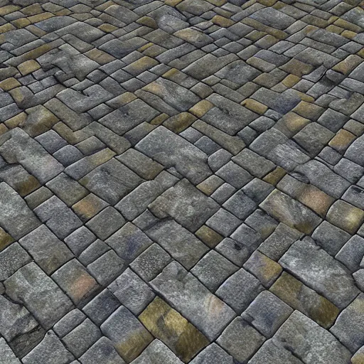 Prompt: cobble stone normal map - 8