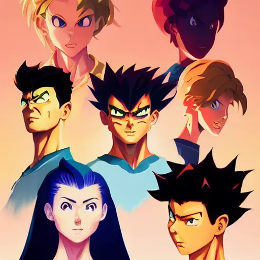 Image similar to face icon stylized minimalist yu yu hakusho, loftis, cory behance hd by jesper ejsing, by rhads, makoto shinkai and lois van baarle, ilya kuvshinov, rossdraws global illumination