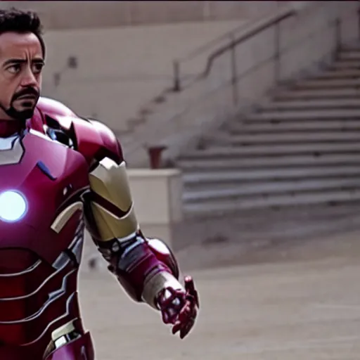 Image similar to still of xavi hernandez as tony stark in iron man ( 2 0 0 8 )