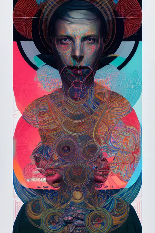 Image similar to portrait of godel's incompleteness theorem, by tristan eaton, victo ngai, peter mohrbacher, artgerm,