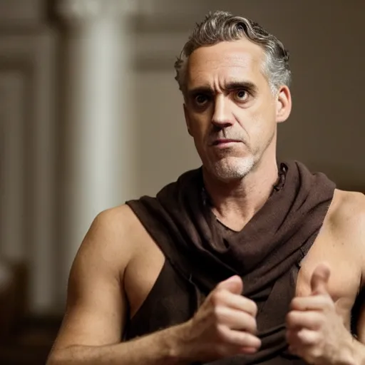 Prompt: Jordan Peterson as Spartacus