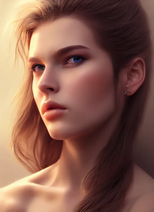 Image similar to portrait of a gorgeous young woman, artstation, realistic photo, sharp focus, 8k high definition, insanely detailed, intricate, elegant