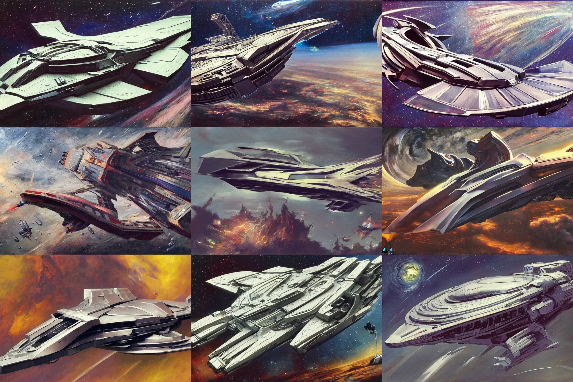 Prompt: a spaceship, highly detailed, wide angle, intricate, complexity, sharp focus, trending on artstation. painted by francis bacon and beksinsky!!!!!!!!!!!!