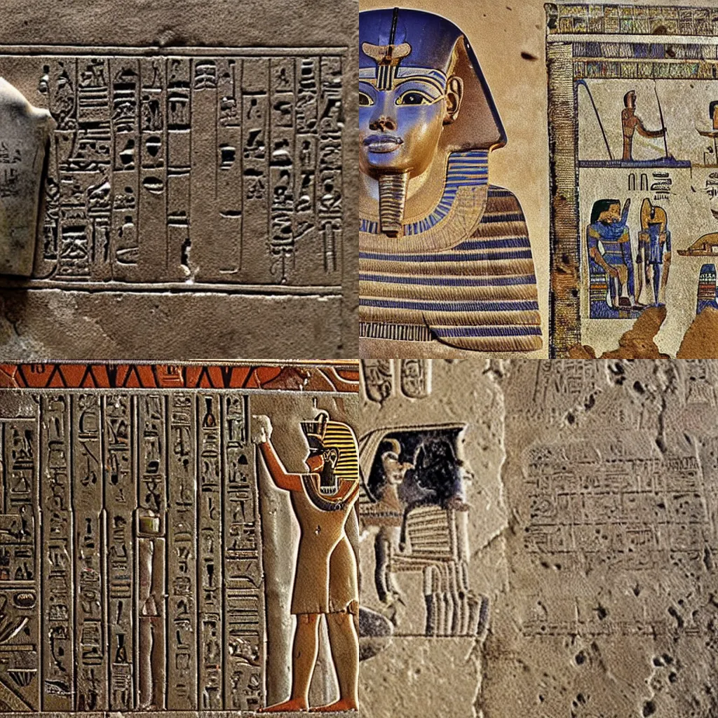 Prompt: an Ancient Egyptian cellphone is unearthed and it works with modern cellphone networks, news article