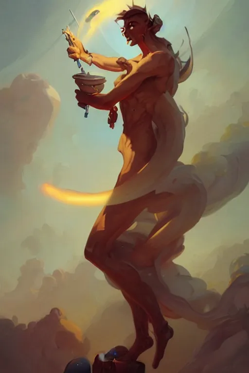 Image similar to male character design, painting by peter mohrbacher, jean giraud