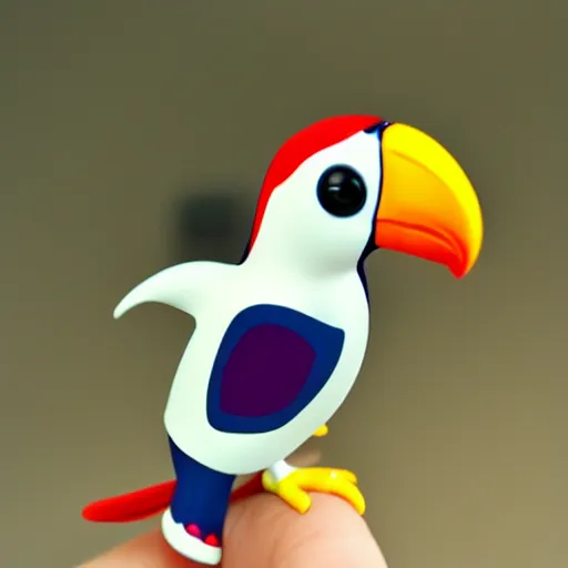 Prompt: funko pop of a toucan