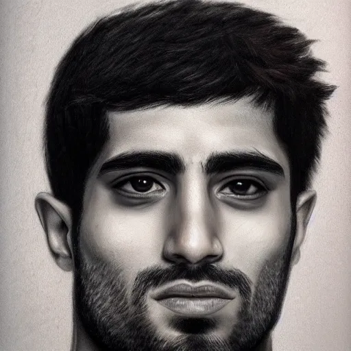 Image similar to photo realistic portrait of emad mostaque