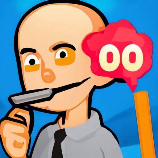 Prompt: smoking a crack pipe emoji