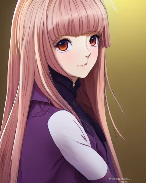 Image similar to portrait Anime as anya taylor-joy queen's gambit girl cute-fine-face, brown-blond-hair pretty face, realistically shaded, Perfect face, fine details. Anime. queen's gambit, realistic shaded lighting by Ilya Kuvshinov, katsuhiro otomo, ghost-in-the-shell, magali villeneuve, artgerm, rutkowski, WLOP Jeremy Lipkin, Giuseppe Dangelico Pino, Michael Garmash, Rob Rey