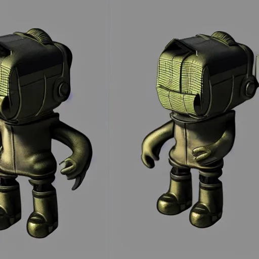 Image similar to 3 d toy pipboy from fallout : new wegas,