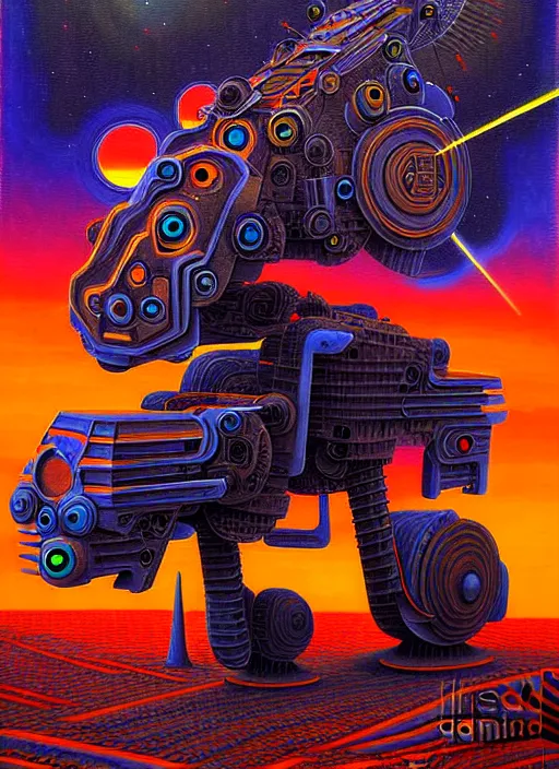 Image similar to apocalypse machine detailed painting by rene laloux