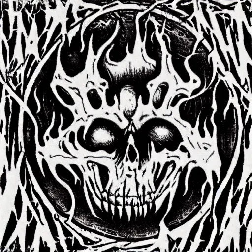 Image similar to 90s old school death metal band logo