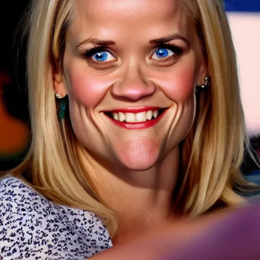 Image similar to a pile of rice with reece witherspoon face