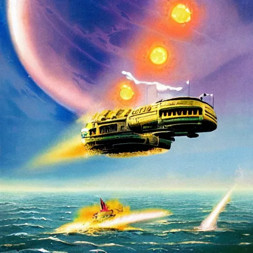 Prompt: award winning chris foss illustration