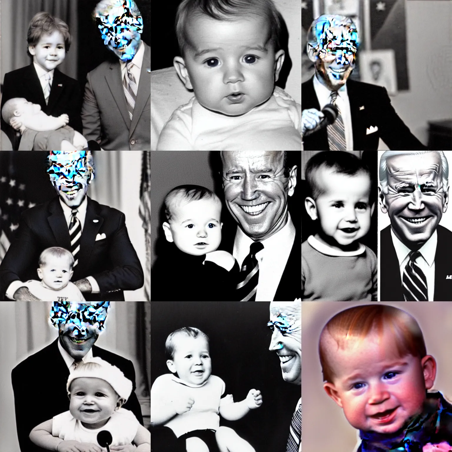 Prompt: baby joe biden as a baby