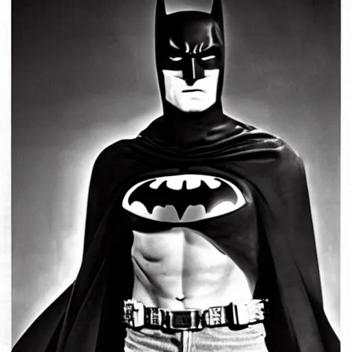 Image similar to young clint eastwood as batman