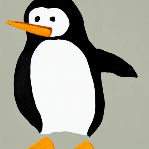 Image similar to portrait of a penguin wearing a suit