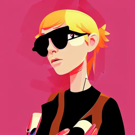 Image similar to 2 d character design, female rapper, vector art, digital art, portrait, 4 k, 8 k, sharp focus, smooth, illustration, concept art, music artist