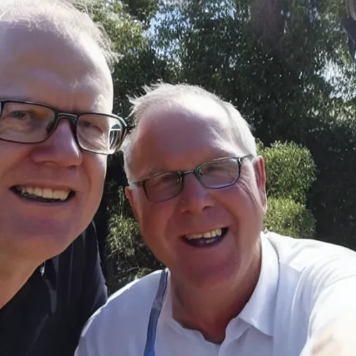 Image similar to scott morrison selfie with jesus