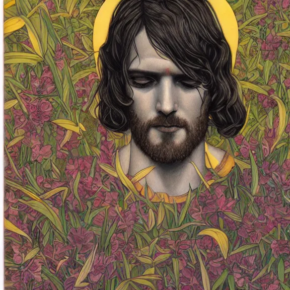 Image similar to jesus, by martine johanna, golden ratio, environment, hyper detail, concept artbook, ealistic, photorealistic,