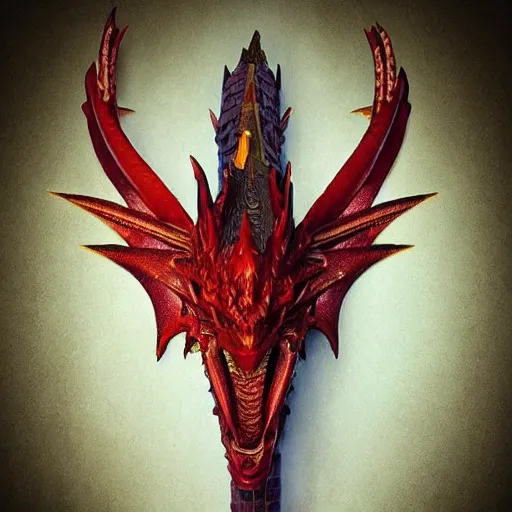 Image similar to 3D draconic staff, dragon staff,((((((((((((((dragon head))))))))))))))) on top of the staff, ((((dragon head)))) on top of the magic staff!!!!!!!!!!, glowing draconic staff, epic fantasy style art, fantasy epic digital art, epic fantasy weapon art, wallpaper style art