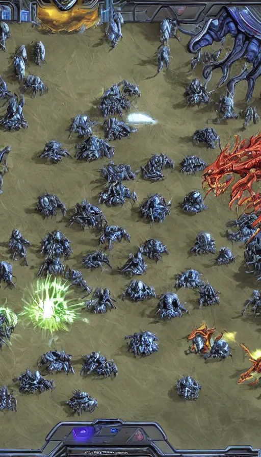 Image similar to The end of an organism, from Starcraft