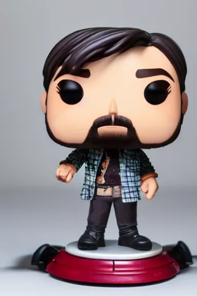 Image similar to “ very very intricate photorealistic photo of a hasan piker funko pop on a white background, award - winning details ”