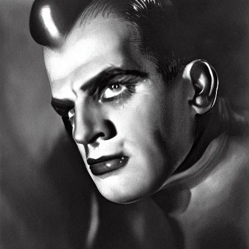 Prompt: a photo of a monster, photo by george hurrell