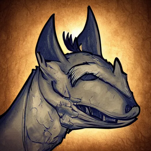 Prompt: anthro dragon headshot profile picture, cute, male, commission on furaffinity