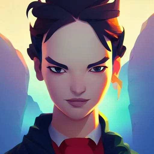 Prompt: face icon stylized minimalist comic - con, loftis, cory behance hd by jesper ejsing, by rhads, makoto shinkai and lois van baarle, ilya kuvshinov, rossdraws global illumination