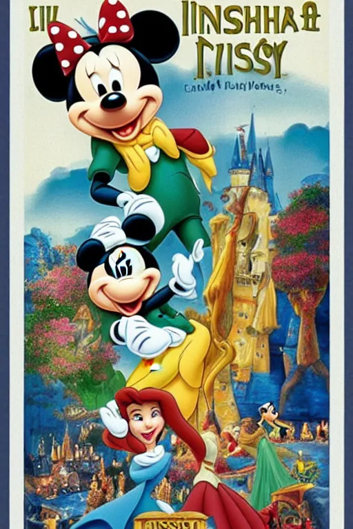 Prompt: disney movie poster irish