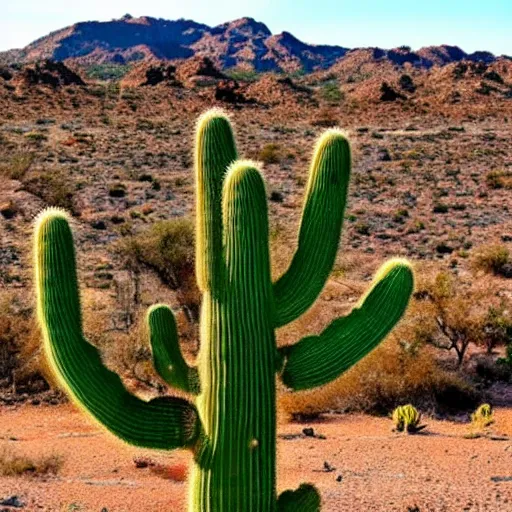 Image similar to god is a cactus in the sonora desert