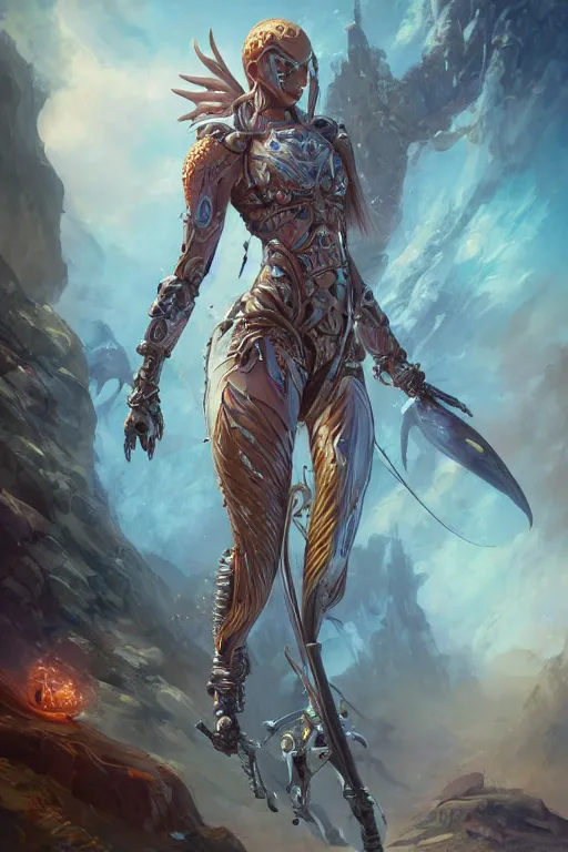 Prompt: merfolk fighter, cybernetic eye, prosthetic leg, artificer, highly detailed, d & d, fantasy, portrait, highly detailed, headshot, digital painting, trending on artstation, concept art, sharp focus, illustration, art by artgerm and greg rutkowski and magali villeneuve