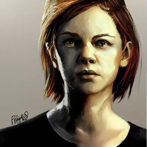 Prompt: Charlie McGee from the movie Firestarter, highly detailed, portait, character art by Fiona Staples.