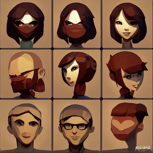 Prompt: face icon stylized minimalist nintendo 3 ds, loftis, cory behance hd by jesper ejsing, by rhads, makoto shinkai and lois van baarle, ilya kuvshinov, rossdraws global illumination