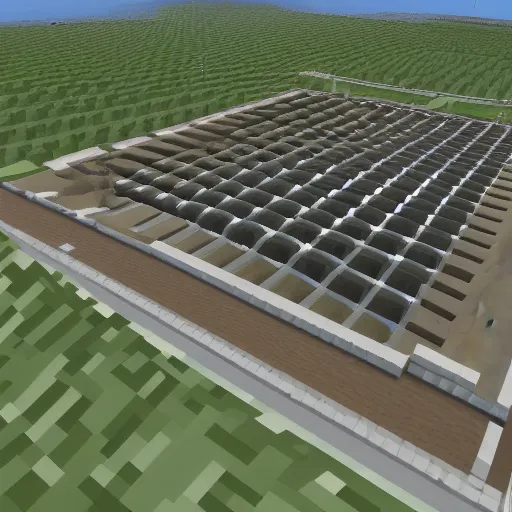 Prompt: studying stadistics in minecraft