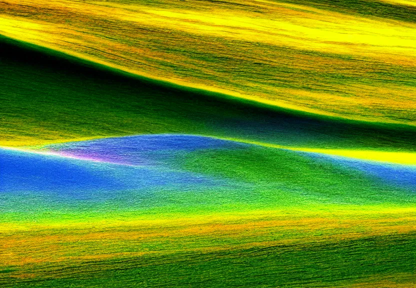 Prompt: Bliss famous wallpaper from Windows XP