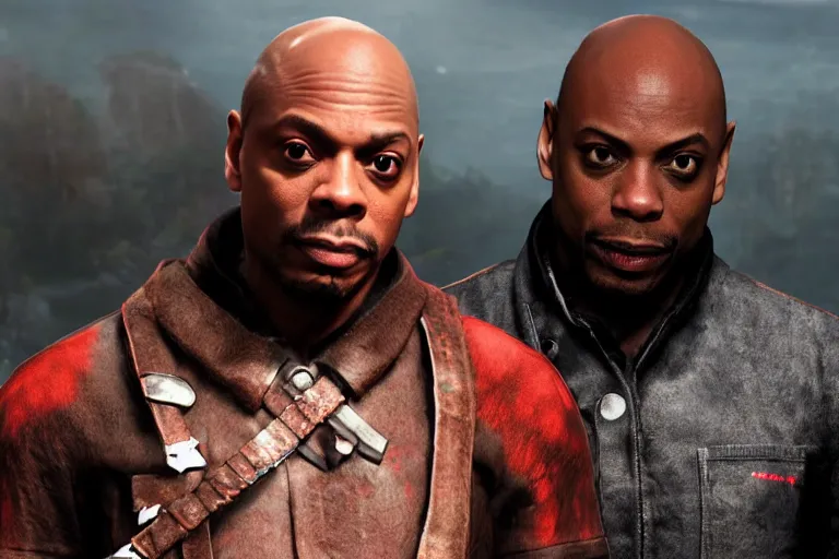 Image similar to dave chapelle in god of war