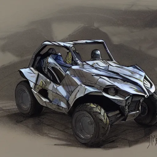 Prompt: concept art blueprint halo new atv vehicles by james cameron