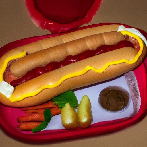 Image similar to photo of a hotdog in the shape of snoop dog, 8 k