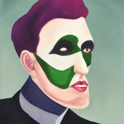 Prompt: portrait of the riddler