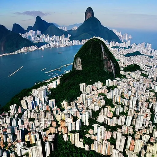 Prompt: Rio de Janeiro without any buildings, no buildings, no houses, only nature