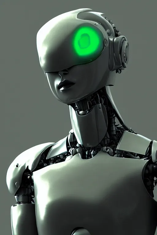 Image similar to robot from Matrix, cinematic, octane