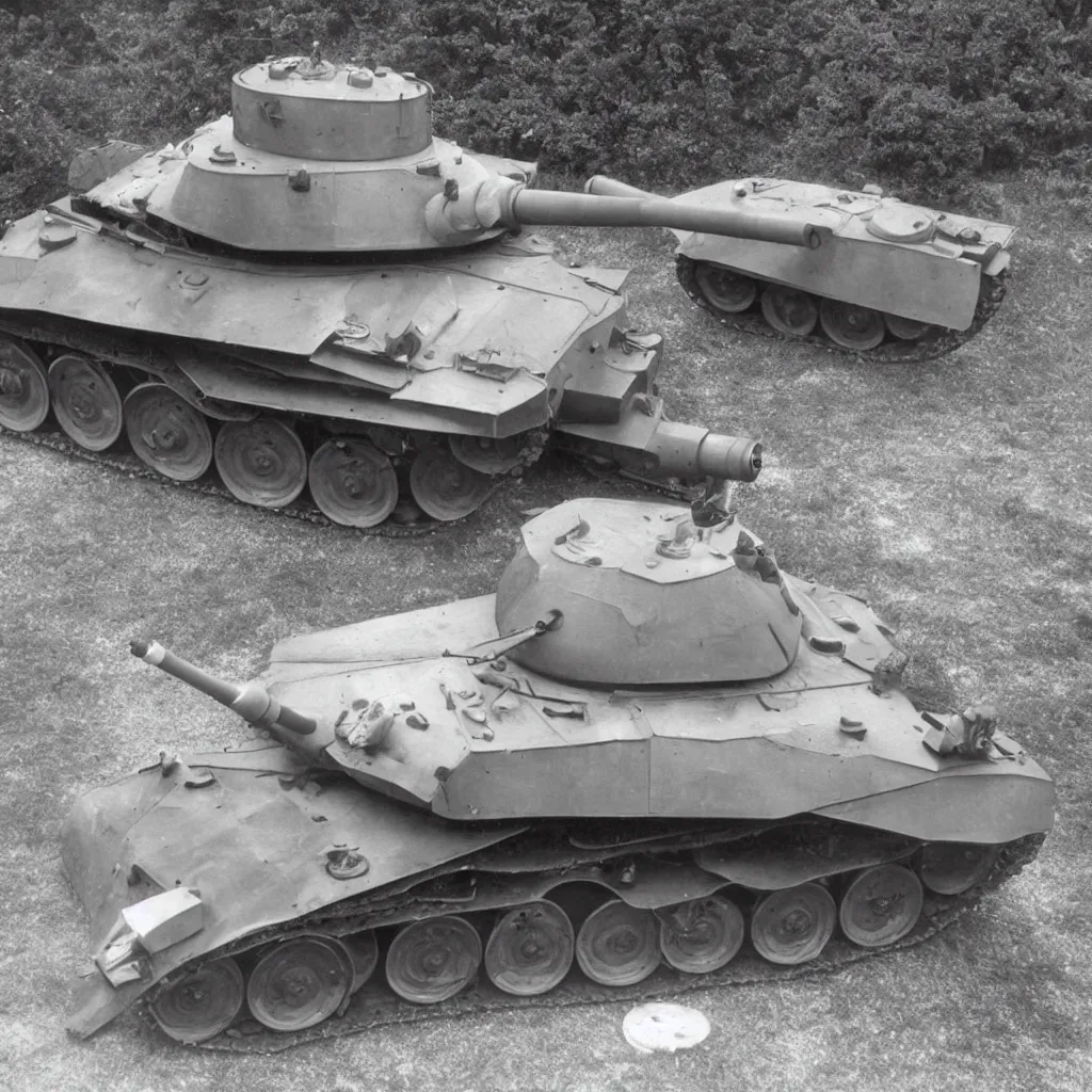 Image similar to photo of a mark iv tank