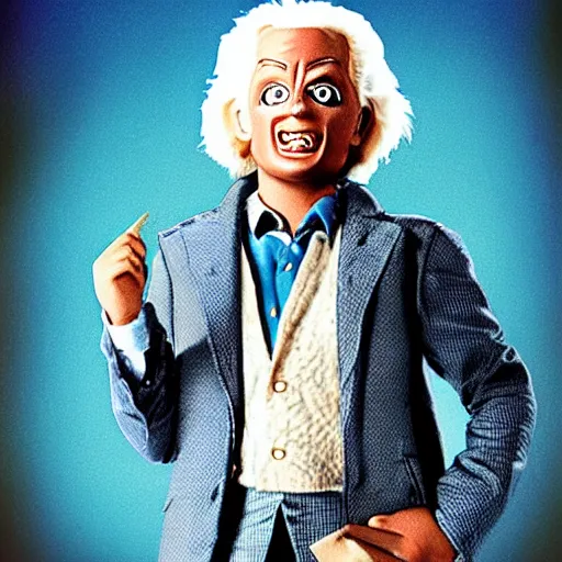 Image similar to doctor emmett brown