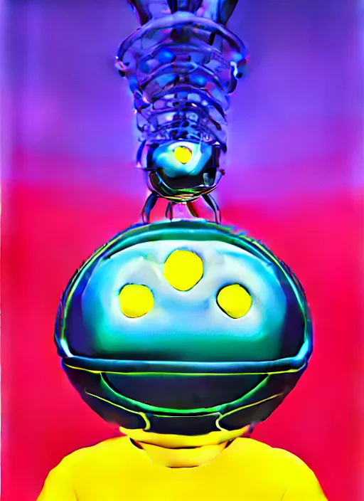 Image similar to inflated mecha by shusei nagaoka, kaws, david rudnick, airbrush on canvas, pastell colours, cell shaded, 8 k