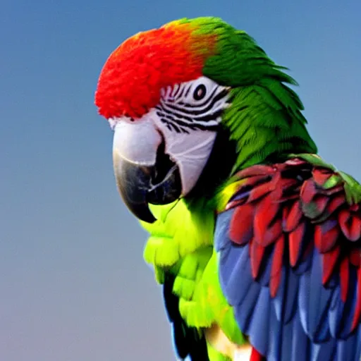 Image similar to a parrot pirate